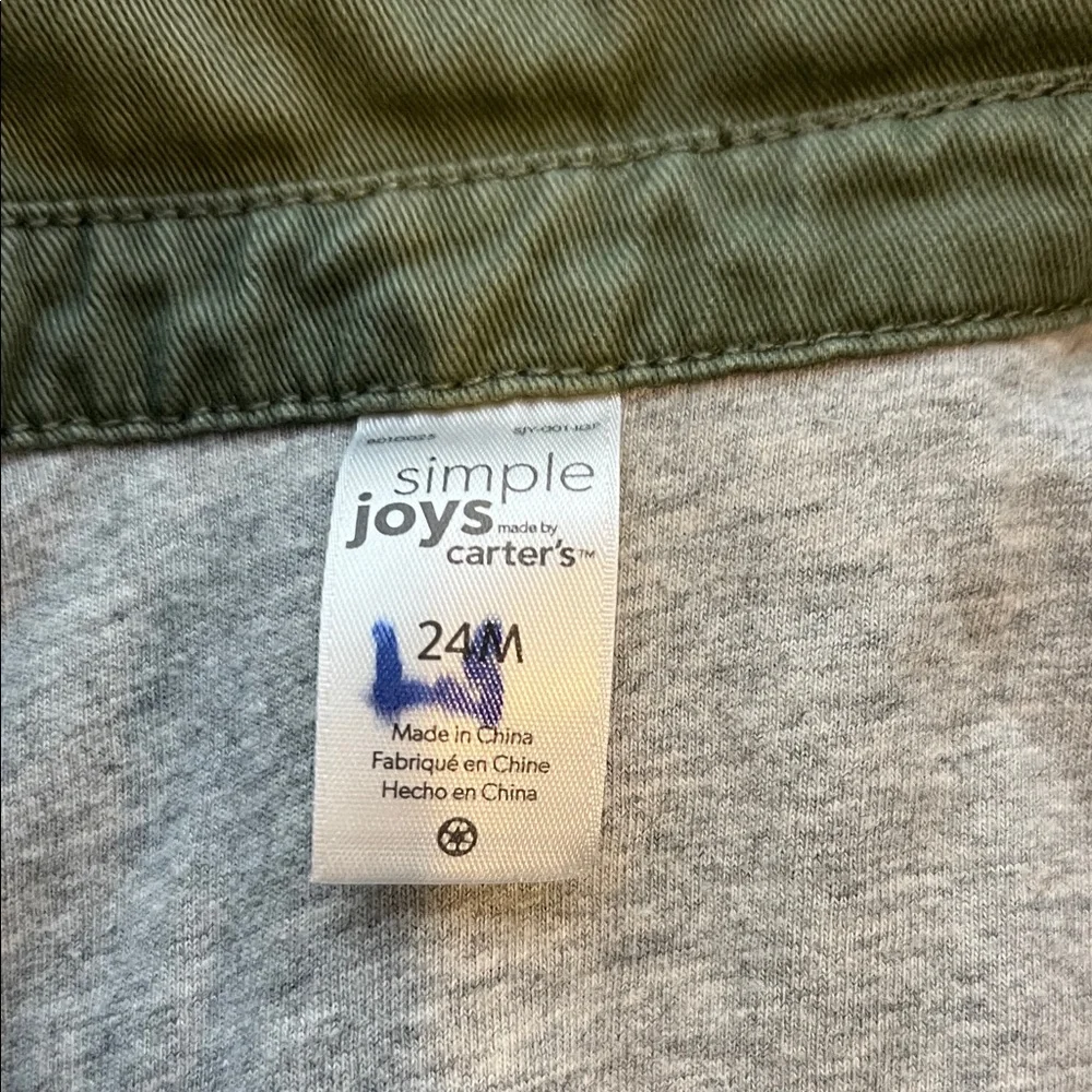 Carter's Olive Green Kids Jacket